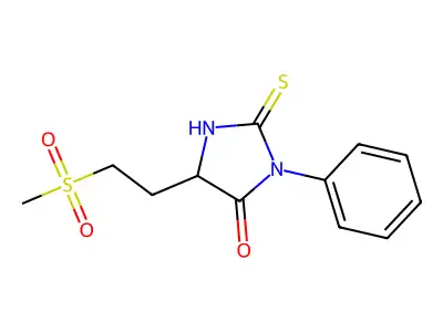 PTH-methionine sulfone structure