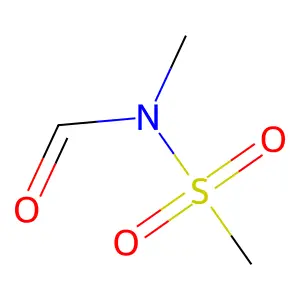 N-(Methanesulfonyl)-N-methylformamide structure