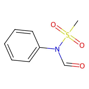 N-(Methanesulfonyl)-N-phenylformamide structure