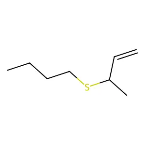 1-Butene, 3-(butylthio)- structure