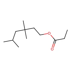 1-Hexanol, 3,3,5-trimethyl-, 1-propanoate structure