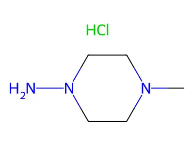 4-Methylpiperazin-1-ylamine dihydrochloride hydrate structure