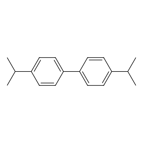 4,4'-Diisopropylbiphenyl structure