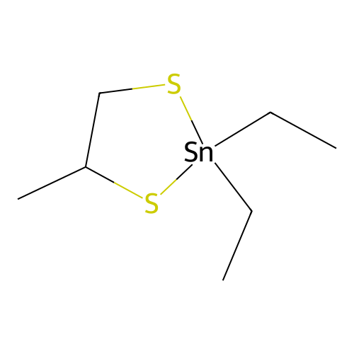 1,3,2-Dithiastannolane, 2,2-diethyl-4-methyl- structure