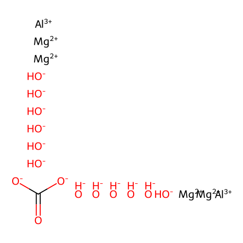 Aluminate (Al(OH)63-), (OC-6-11)-, magnesium carbonate (2:4:1) structure