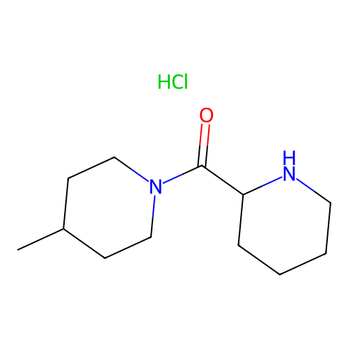 (4-Methylpiperidino)(2-piperidinyl)methanone hydrochloride structure