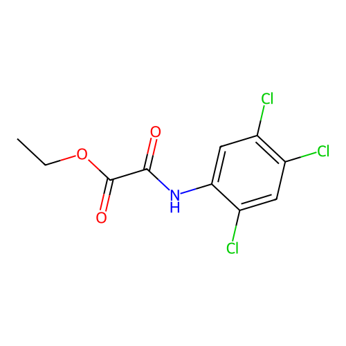 Ethyl oxo[(2,4,5-trichlorophenyl)amino]acetate structure