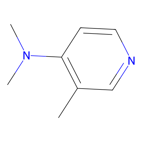 3-Methyl-4-(dimethylamino)pyridine structure