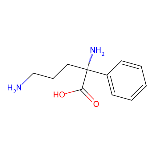 2-Phenylornithine structure