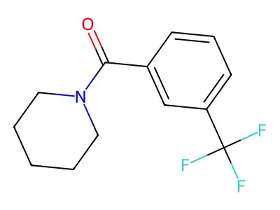 1-[3-(Trifluoromethyl)benzoyl]piperidine structure
