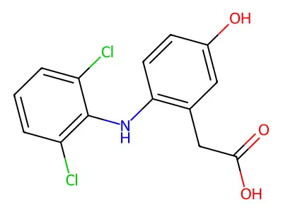 5-Hydroxydiclofenac structure