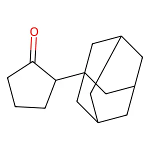 Cyclopentanone, 2-(1-adamantyl)- structure