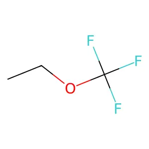 乙基三氟甲基醚 structure