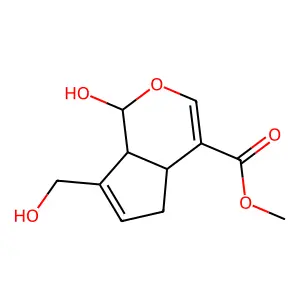 靛榄素 structure