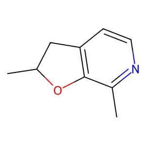 2,7-Dimethyl-2,3-dihydrofuro(2,3-c)pyridine structure