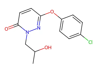 6-(4-Chlorophenoxy)-2-(2-hydroxypropyl)pyridazin-3(2H)-one structure