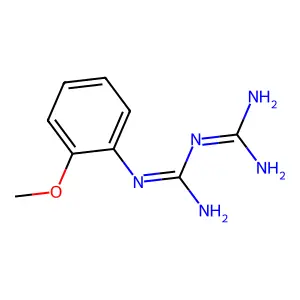 N-(2-甲氧基苯基)亚氨基二碳亚胺二酰胺 structure