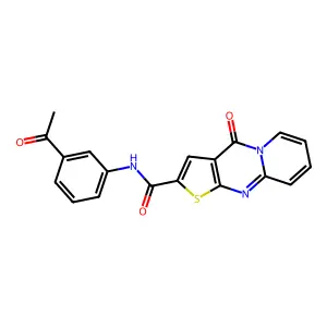N-(3-acetylphenyl)-4-oxo-4H-pyrido[1,2-a]thieno[2,3-d]pyrimidine-2-carboxamide structure
