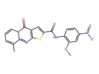 C19H14N4O5S structure