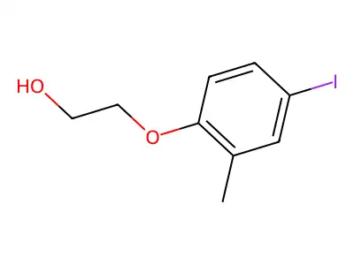 2-(4-Iodo-2-methyl-phenoxy)-ethanol structure