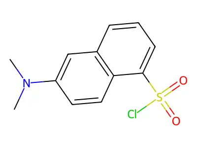 2-Dimethylaminonaphthalene-5-sulfonyl chloride structure