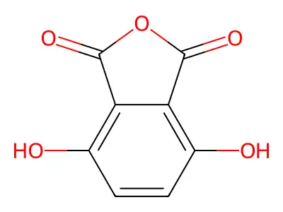 4,7-Dihydroxyisobenzofuran-1,3-dione structure