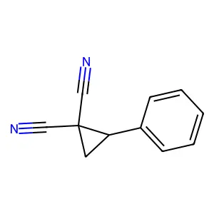 2-Phenylcyclopropane-1,1-dicarbonitrile structure