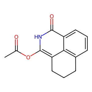1H-Benz[de]isoquinolin-1-one, 3-(acetyloxy)-2,4,5,6-tetrahydro- structure
