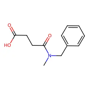 4-[Benzyl(methyl)amino]-4-oxobutanoic acid structure