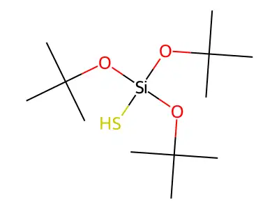 Tris(tert-butoxy)silanethiol structure