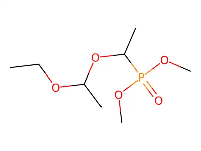 Phosphonic acid, [1-(1-ethoxyethoxy)ethyl]-, dimethyl ester structure