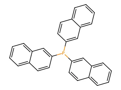 三(2-萘基)膦 structure