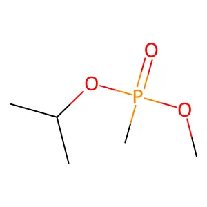 Isopropyl methyl methylphosphonate structure