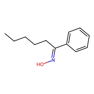 1-Hexanone, 1-phenyl-, oxime structure