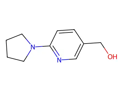 (6-(Pyrrolidin-1-yl)pyridin-3-yl)methanol structure