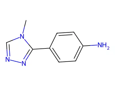 4-(4-Methyl-4H-1,2,4-Triazol-3-Yl)Aniline structure