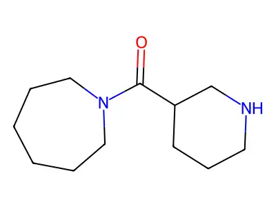 1-Azepanyl(3-piperidinyl)methanone structure