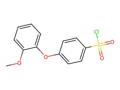 4-(2-methoxyphenoxy)benzenesulfonyl Chloride structure
