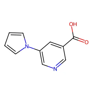 5-(1H-pyrrol-1-yl)pyridine-3-carboxylic acid structure