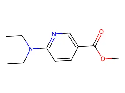 Methyl 6-(diethylamino)nicotinate structure