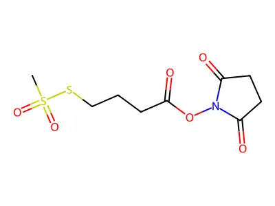 N-Succinimidyloxycarbonylpropyl Methanethiosulfonate structure
