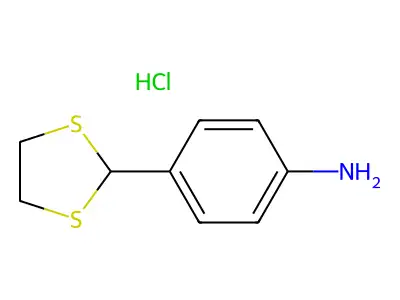 4-(1,3-dithiolan-2-yl)aniline Hydrochloride structure