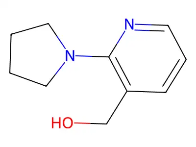 [2-(Pyrrolidin-1-yl)pyridin-3-yl]methanol structure