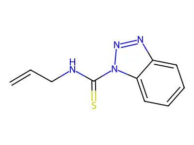 N-(Prop-2-en-1-yl)-1H-benzotriazole-1-carbothioamide structure