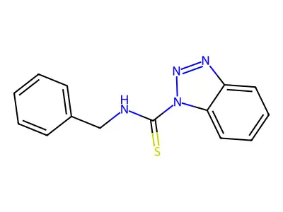 N-Benzyl-1H-benzotriazole-1-carbothioamide structure