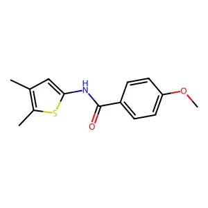 N-(4,5-dimethylthiophen-2-yl)-4-methoxybenzamide structure