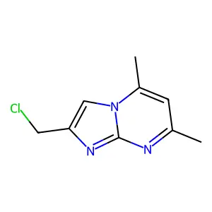 2-(Chloromethyl)-5,7-dimethylimidazo[1,2-a]pyrimidine structure