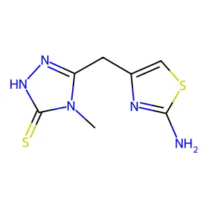 5-[(2-amino-1,3-thiazol-4-yl)methyl]-4-methyl-4H-1,2,4-triazole-3-thiol structure