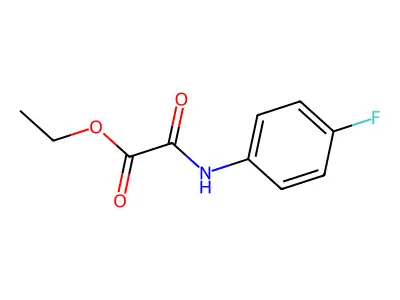Ethyl 2-(4-fluoroanilino)-2-oxoacetate structure