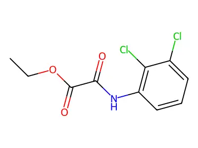 Ethyl [(2,3-dichlorophenyl)carbamoyl]formate structure